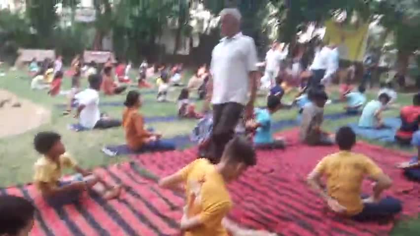 योग दिवस के अवसर पर गुरुग्राम साइबर सिटी में.. # गुडगांव# हरियाणा#mehkk_17
