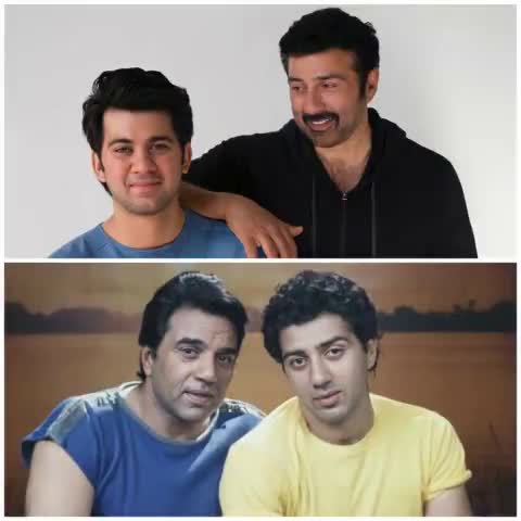Dharmendra#Sunny deol#karan deol