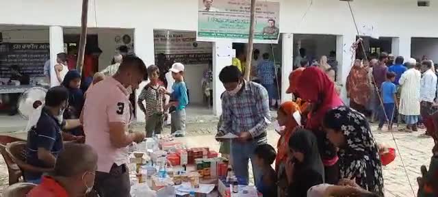 #500 लोगो को मुफ्त ईलाज किया गया।
