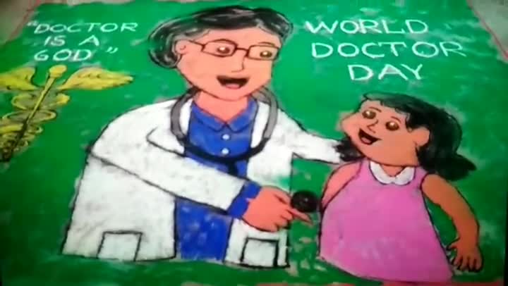#DoctorsDay के शुभावसर पर गाँव #Bhadana #Jhajjar #Haryana  की चौपाल से बेटी अंशुल शर्मा व उनके पिता मुकेश शर्मा का एक र