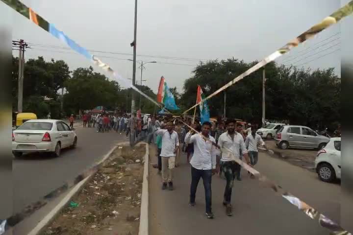 2 जुलाई 2016 को किये गए ऐतिहासिक प्रदर्शन की एक झलक। 
#NSUI #StudentPower #Memories