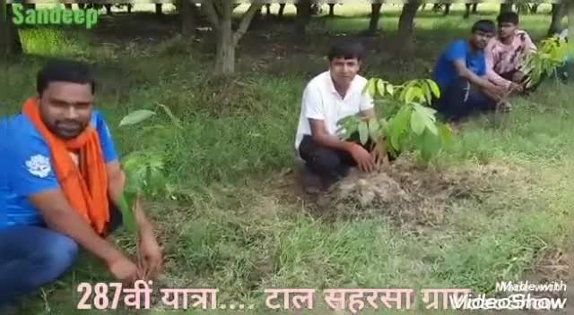 जमुई: #cyevjamui मंच के द्वारा 287 वीं यात्रा टाल सहरसा ग्राम पहुँचकर पूर्ण की।
#saveenvironment