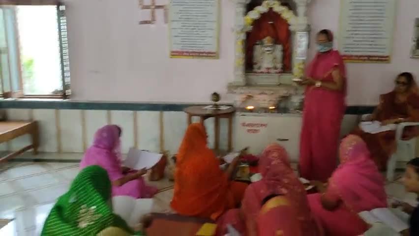 जैन श्वेतांबर मूर्तिपूजक संघ जैन दादावाड़ी में नाकोडा भैरव नाथ की पूजा का लोगों ने बढ़ चढ़कर भाग लिया #jainism
