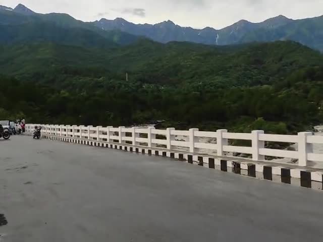 पालमपुर: #palampur nigal pul ka manmohak drishya