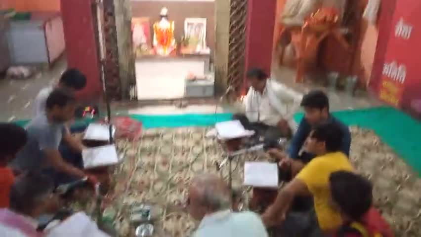 काँटाफोड़ नजरपुरा हनुमान मंदिर में बैठाया रामायण पारण। नगर में वर्षा न होने पर किया आयोजन#barish #baris
