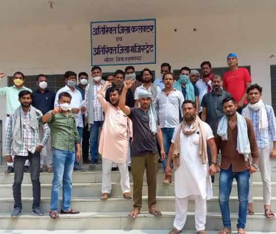 #नोहर में बढ़ती आपराधिक घटनाओं को लेकर आज सुबह आम नागरिकों का विरोध प्रदर्शन..हम सभी मिले पुलिस व प्रशासनिक अधिकारियों से