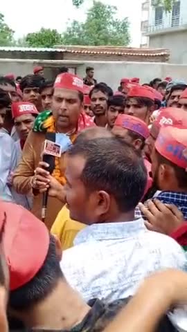 जसराना: #dharna #samajwadipartyjasarna@