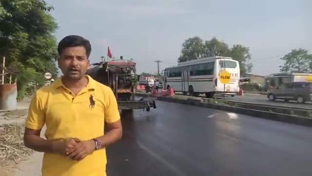 #वीडियो_वायरल होने के बाद फोरलेन प्रशासन की नींद खुली और आज सुबह से ही NH 28 के गढ़ो का मरमत शुरू हो गया
#Aniket_Ranjan