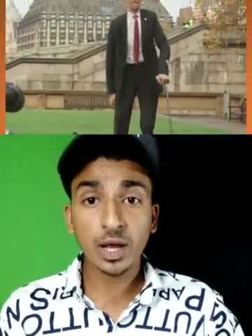 दुनिया का सबसे लम्बा आदमी  😱 #Fact #Info #viralvideos #deepak2.5m