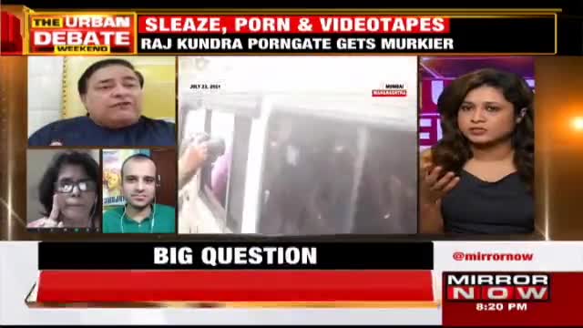 I was invited by #MirrorNow earlier in the evening for a live discussion about #RajKundra porn gate