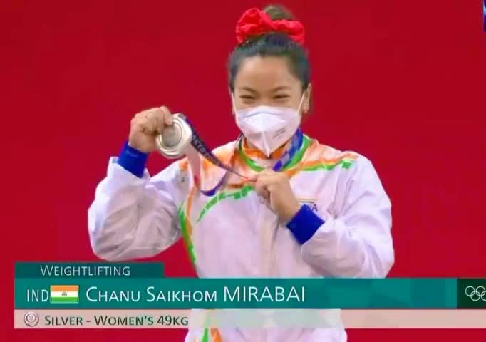 Congratulations to #MirabaiChanu for opening India’s medals tally at #Tokyo2020 with a Silver medal. 🇮🇳 #Cheer4India