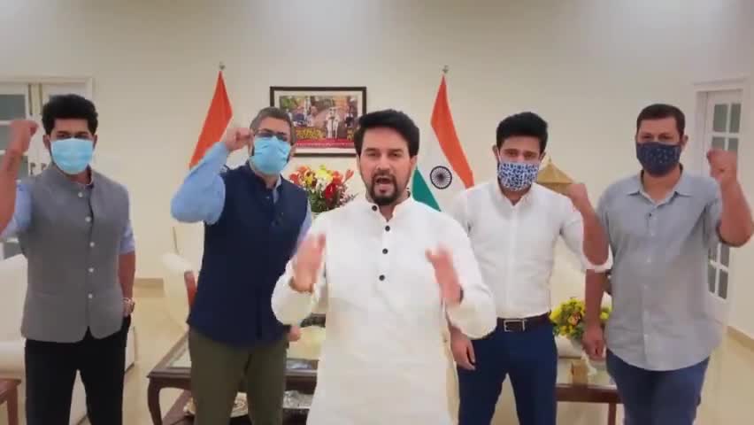 #Cheer4India #Tokyo2020 #AnuragThakur