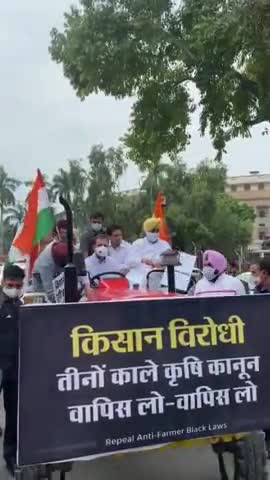 कृषि विरोधी कानून वापस लो वापस लो 
#RahulGandhiWithFarmers
#inc.up