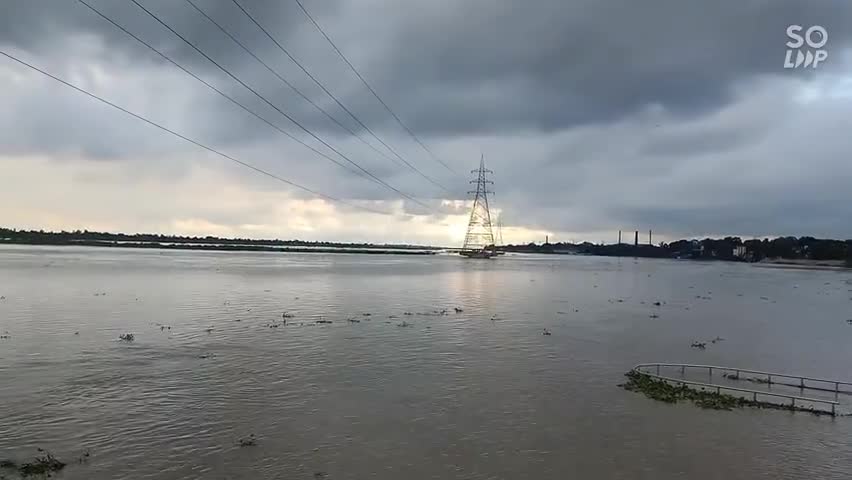 कानपुर के गंगा बैराज की ढलती शाम का मनमोहक नजारा....

#kanpur #Gangabairaj