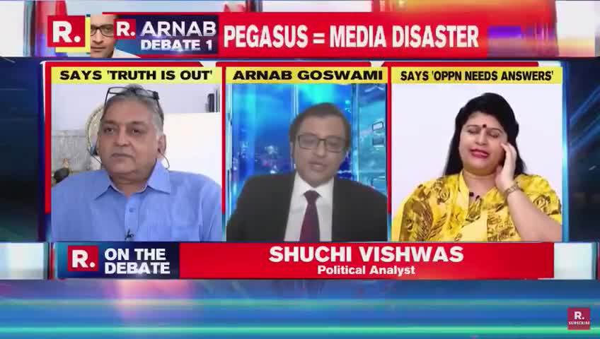 Pegasus snooping is just the extension of the Gujarat model #Arnabgoswami