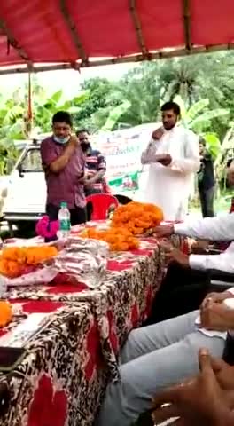 #विमल कुमार_ रुपवारा पंचायत के रसूलपुर में आयोजित एक निजी कार्यक्रम में(जदयू )सरकार का पक्ष रखते हुए