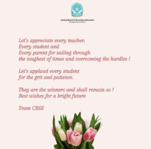 Thank You Parents & Students - CBSE
#cbseresult2021 #cbse #cbsestudent85
