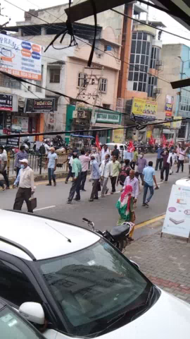 सोनीपत: #citu majdur akta jinda baad live in Subhash chowk