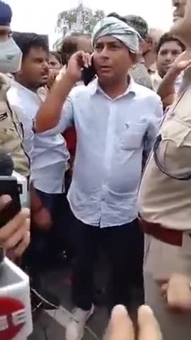 #आम्बागढ़ जयपुर में #नरेश मीना , डॉ किरोडी की गिरफ्तारी पर हुए आग बबूला