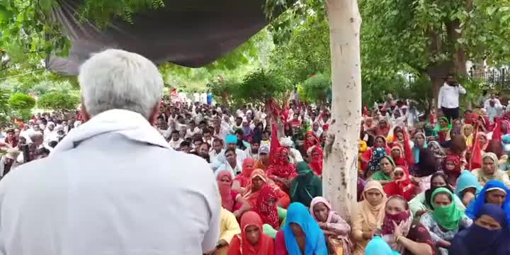 #सिरसा
उप मुख्यमंत्री आवास का हजारों निर्माण मजदूरों ने किया किया, 5 अगस्त को दुष्यन्त चौटाला से हॉगी वार्ता।