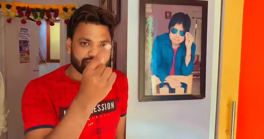 #Masti in my studio😍 with Sudhir Chaturvedi bro (Om Sai Pollywood Studio, Patna 9060070222)