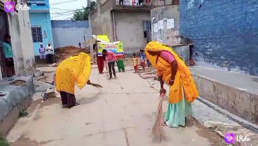 #बांदीकुई के बड़ा बास गाव मेे राष्ट्रीय युवा स्वयंसेवक कुन्ती जारवाल ने  स्वछता के प्रति लोगो को क़िया जागरूक