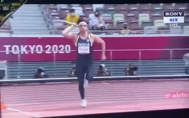 First #GoldMedal 
#Olympics   
Congratulations India 🇮🇳
#NeerajChopra 

शाबाश, हमें आप पर गर्व है।