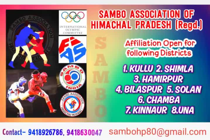 #SAMBO_ASSOCIATION_OF_HIMACHAL_PRADESH
#Thanks_&_Regards, 
#Devinder_Kumar_Azad
#General_Secretary,
#Sambo_HP