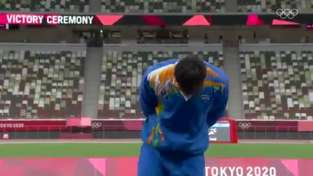 A dream finally accomplished!
This is the moment, we Indians  had been waiting for.  #Gold #Tokyo2020 | #BestOfTokyo