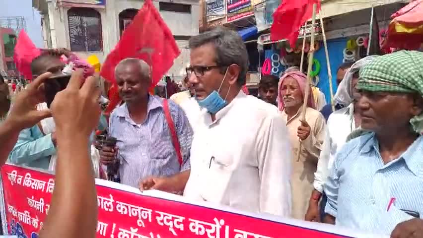 #किसान_नौजवान_एकजूटता दिवस   पर प्रेस को संबोधित करते हुए  #भाकपा माले #जहानाबाद जिला सचिव #कॉमरेड श्री निवास शर्मा