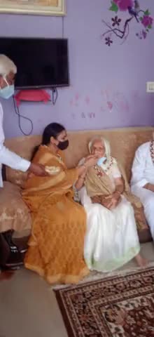 #भारत_छोड़ो_आंदोलन की वर्षगांठ (अगस्त क्रांति दिवस) पर राजस्थान की वयोवृद्ध स्वतंत्रता सेनानी सुन्दर देवी आजाद जी