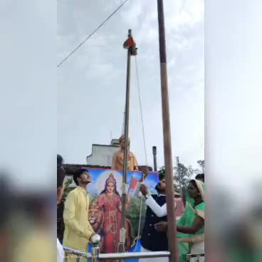 अमृतमहोत्सव के तेहत अखिल भारतीय विद्यर्थि परिषद नगरी द्वारा 30 गॉव में ध्वजारोहण किया गया #yashjain