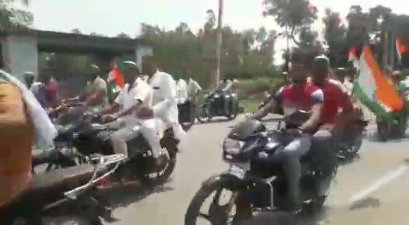 बेहट: भारतीय किसान यूनियन ने छुटमलपुर से शुरू की तिरंगा यात्रा #भाकियू