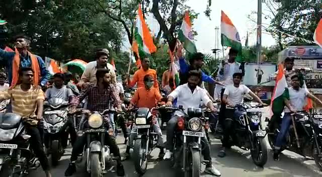 #ABVP_तिरंगा_यात्रा_हजारीबाग बाइक रैली
#EkGaonEkTiranga अभियान