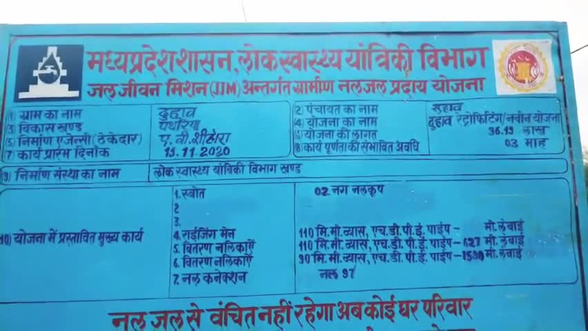 जल जीवन मिशन योजना ग्राम दुहाव 36.19 लाख में बन कर तैयार हुई #kartarthakurduhav