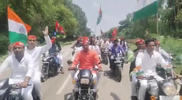 दिल दिया है जान भी देंगे ए #वतन तेरे लिए 
#स्वतंत्रता_दिवस के अवसर पर #तिरंगा_यात्रा