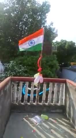 #वन्दे_मातरम्
एक गांव एक तिरंगा अभियान को गांव गांव जाकर  एबीवीपी कार्यकर्ताओं ने तिरंगा लहराया