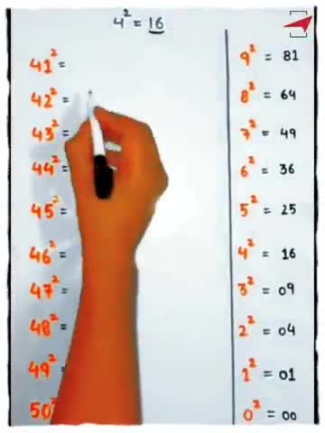 गौतम बुद्ध नगर: square trick | 41 - 50 square ⬅️

#trick  #math  #square #safalta