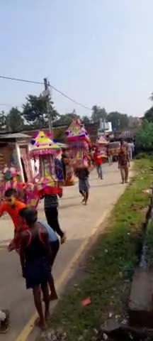 अमरपुर: ##अमरपुर #विसर्जन के दौरान श्रद्धालु की उमड़ी भीड़