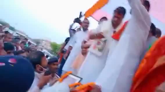 #मोदीजी के कैबिनेट मे नवमनोनित केंद्रीय ऊर्जामंत्री श्री #RK_SINGH जी को कैमुर के #कुदरा में भव्य स्वागत किया गया #bjp