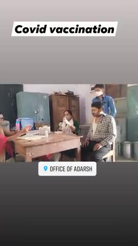 आज  Gmhअस्पताल रीवा में COVID-19 वैक्सीन की मेरी पहली खुराक ली।
#adarshrewabjp