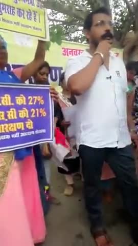 #लखनऊ #69हजार_शिक्षक_भर्ती_घोटाले को लेकर #भीम आर्मी चीफ #चन्द्रशेखर जी #bhimarmychief आज दूसरे दिन भी ईको गार्डन में है