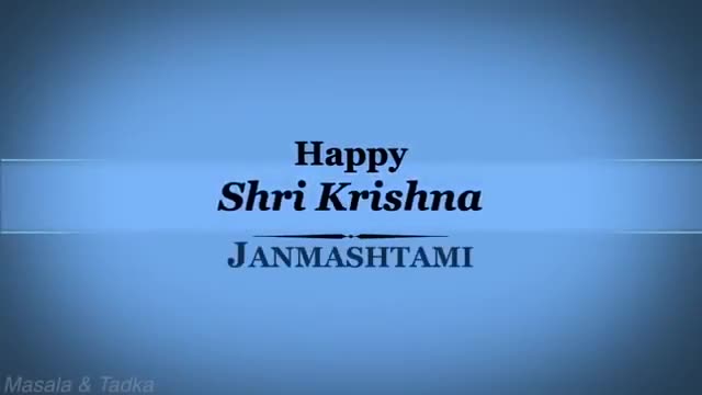 आप सभी को श्री कृष्ण जन्माष्टमी की हार्दिक शुभकामनाएं एवम बधाई! #श्री_कृष्ण_जन्माष्टमी #shri_krishna_janmastmi