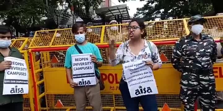 Protest at Ministry of Education!

Demand Reopening of Educational Institutions!#aisa