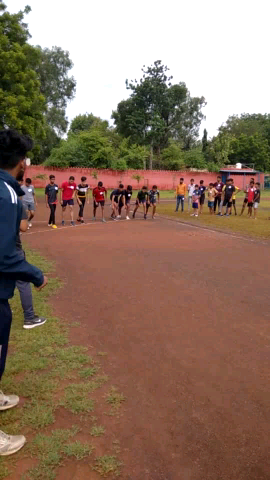 विदिशा नगर: talent search program 2021#Running #fitness #groundreporting