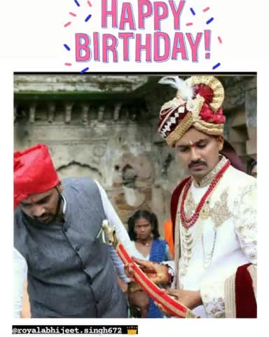 👑 राजा #सरयू प्रसाद सिंह जी की #नगरी #विजयराघवगढ़
किले #राजघराने के #नाती बडें भाईसाब अभिजीत सिंह ठाकुर जी को जन्मदिन की हार्दिक शुभकामनाएं 💐🙏

ईश्वर से प्रार्थना है कि आप दीर्घायु हों और सदैव स्वस्थ एवं प्रसन्न रहें💫