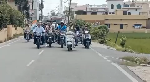 परिवर्तन यात्रा बाईक रैली ........
#जय_कांग्रेस
#जय_उत्तराखंड
#जय_पहाड़