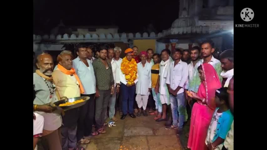 कपासन: #सेवादल कांग्रेस के नवनियुक्ति जिलाध्यक्ष गाडरी का अपने पैतृक गांव बनाकिया कलां में स्वागत।#