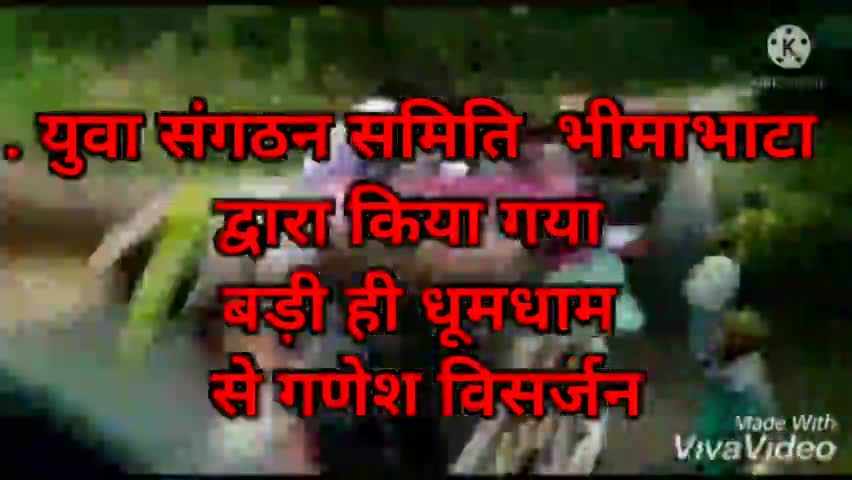 फरसगांव: युवा संगठन समिति bhimabhata द्वारा किया गया ####बड़ी ही धूमधाम से गणेश विसर्जन@@