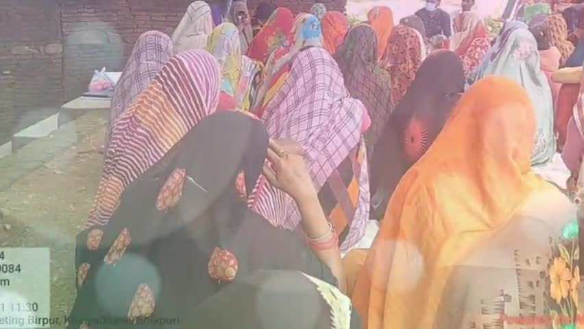 #खनियाधाना : बीरपुर गांव में सृजन संस्था द्वारा किया जल स्रोतों को किया चिन्हांकन दिया जल बचाव पर बल।